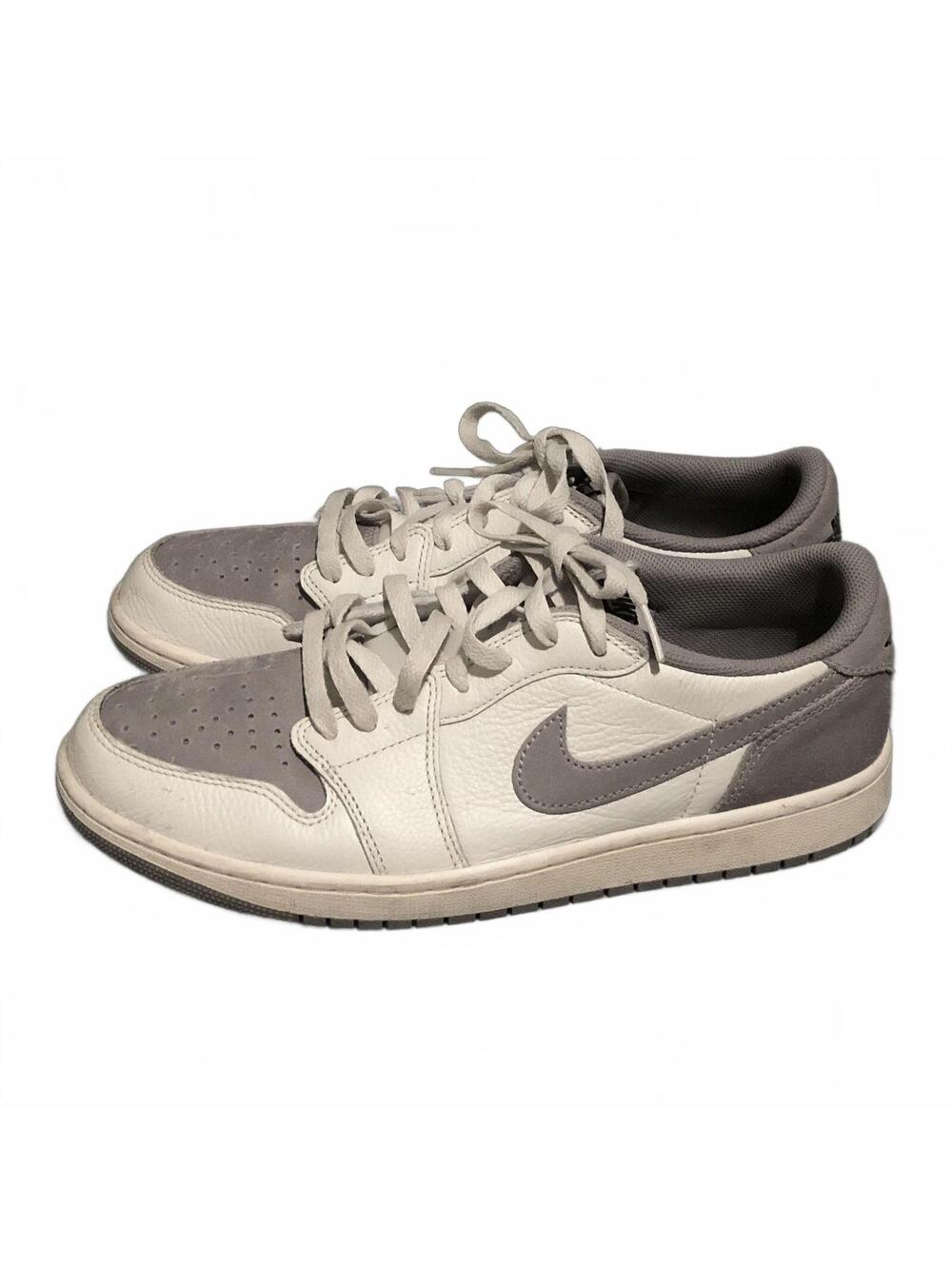 Nike Air Jordan 1 Retro Low OG Atmosphere Gray and White Sneakers Size 11